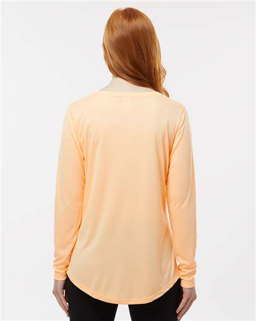 Peach Women's Long Islander Performance Long Sleeve T-Shirt - 214