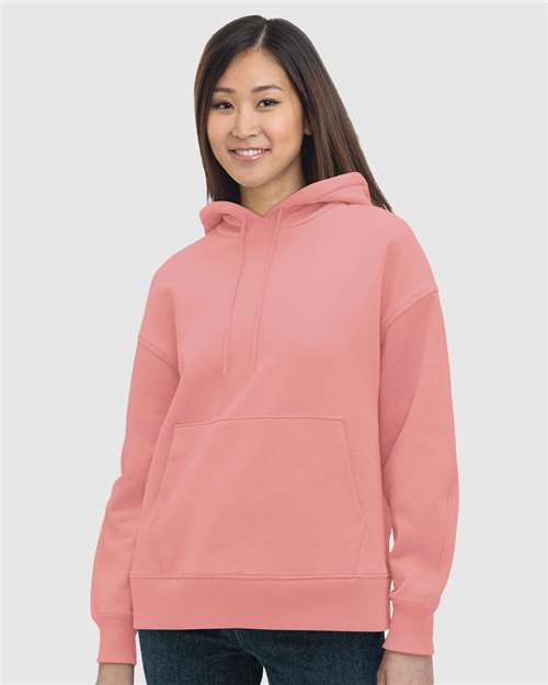 Peach Women's USA-Made Hooded Sweatshirt - 7760