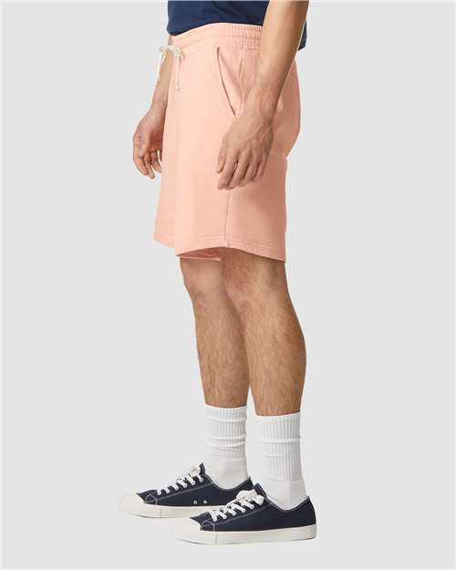 Peachy Garment-Dyed Lightweight Fleece Sweat Shorts - 1468