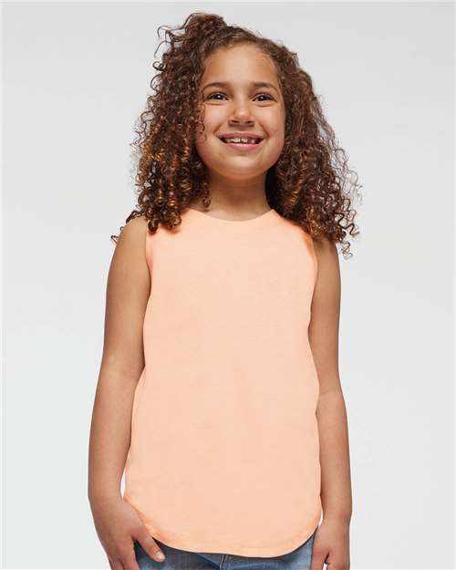 Peachy Girls' Relaxed Fine Jersey Tank - 2692