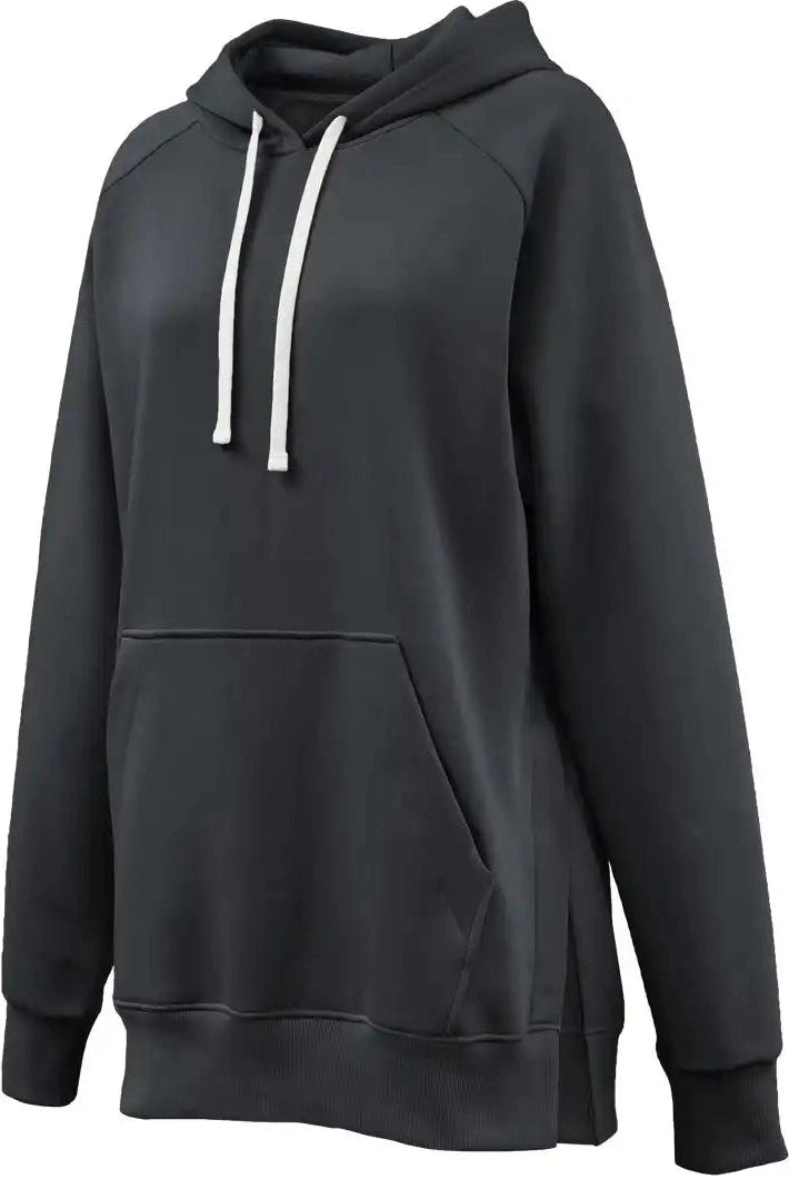 Pennant 8480 Tunic Length Womens Hoodie Black