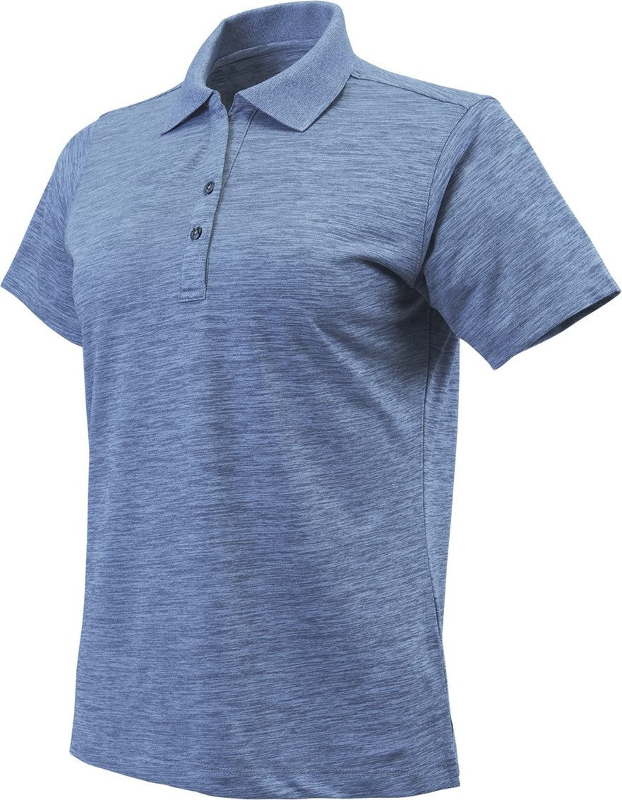 Peri Blue Heather Women's Dakota Striated Heather Polo - 131