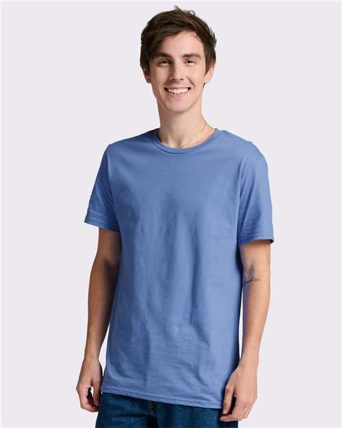 Periwinkle Blue Premium Cotton T-Shirt - 570MR