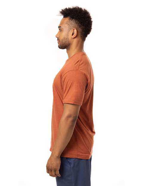 Picante Heather Committed CVC T-Shirt - ec1090