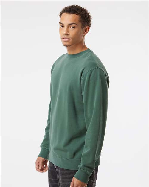 Pigment Alpine Green Midweight Pigment-Dyed Crewneck Sweatshirt - PRM3500