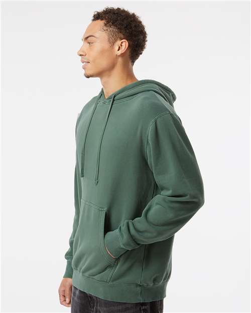 Pigment Alpine Green Midweight Pigment-Dyed Hooded Sweatshirt - PRM4500