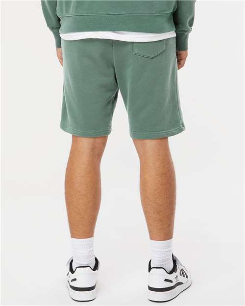 Pigment Alpine Green Pigment-Dyed Fleece Shorts - PRM50STPD