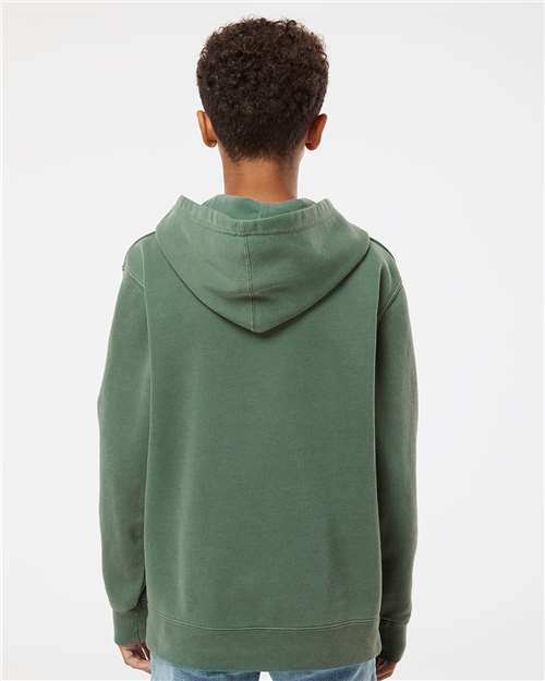 Pigment Alpine Green Youth Midweight Pigment-Dyed Hooded Sweatshirt - PRM1500Y