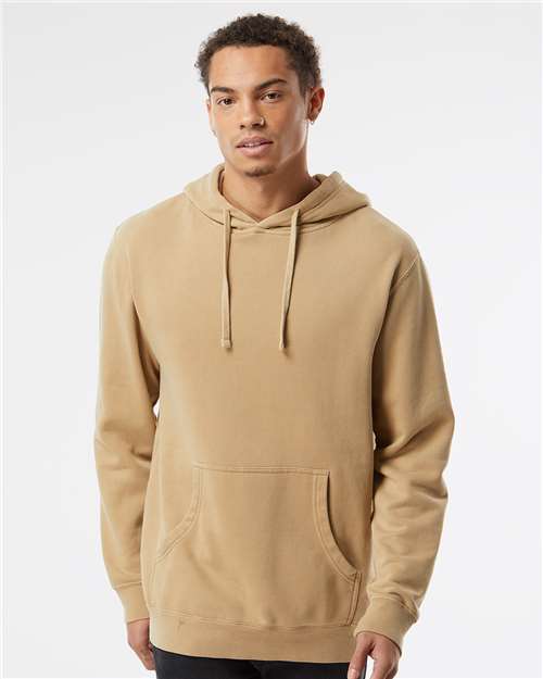 Pigment Sandstone Midweight Pigment-Dyed Hooded Sweatshirt - PRM4500