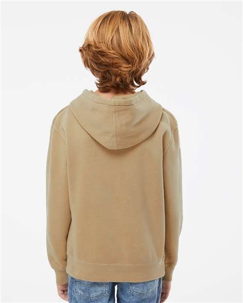 Pigment Sandstone Youth Midweight Pigment-Dyed Hooded Sweatshirt - PRM1500Y