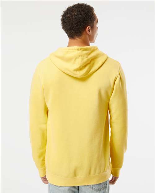 Pigment Yellow Midweight Pigment-Dyed Hooded Sweatshirt - PRM4500