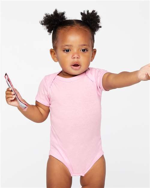 Pink Infant Baby Rib Bodysuit - 4400