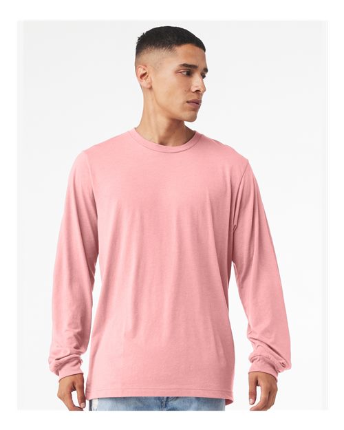 Pink Jersey Long Sleeve Tee - 3501