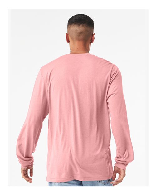 Pink Jersey Long Sleeve Tee - 3501