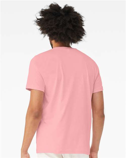 Pink Jersey V-Neck Tee - 3005