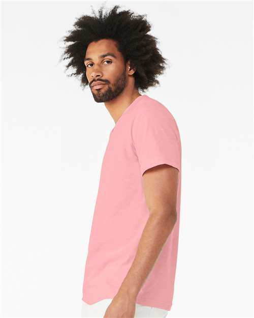 Pink Jersey V-Neck Tee - 3005