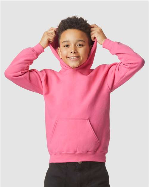 Pink Lemonade Softstyle® Youth Midweight Hooded Sweatshirt - SF500B