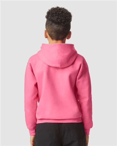 Pink Lemonade Softstyle® Youth Midweight Hooded Sweatshirt - SF500B