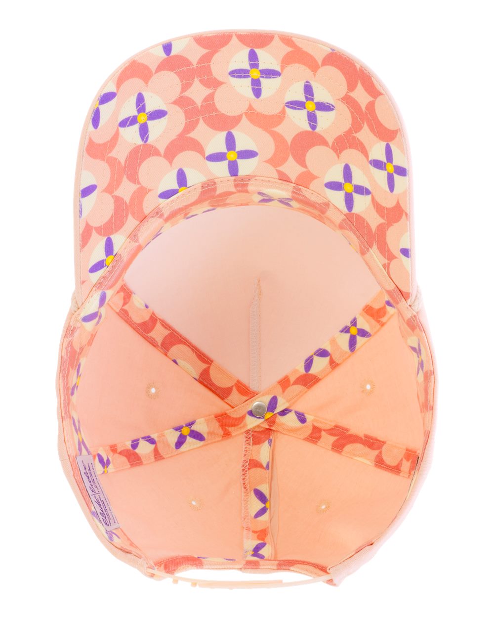 Pink Sorbet/ Floral Women's Washed 5-Panel with Rope - MAYA