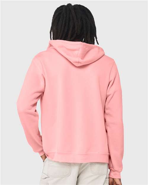 Pink Sponge Fleece Full-Zip Hoodie - 3739