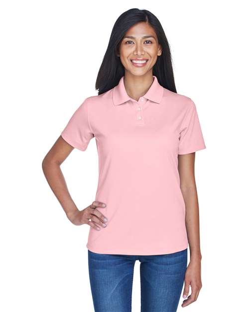 Pink Women's Cool & Dry Stain-Release Performance Polo - 8445L