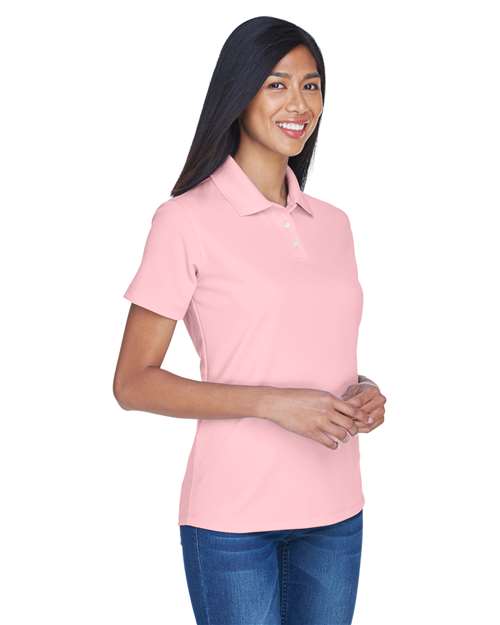 Pink Women's Cool & Dry Stain-Release Performance Polo - 8445L