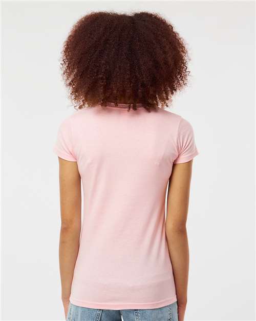 Pink Women's Fine Jersey Slim Fit T-Shirt - 213