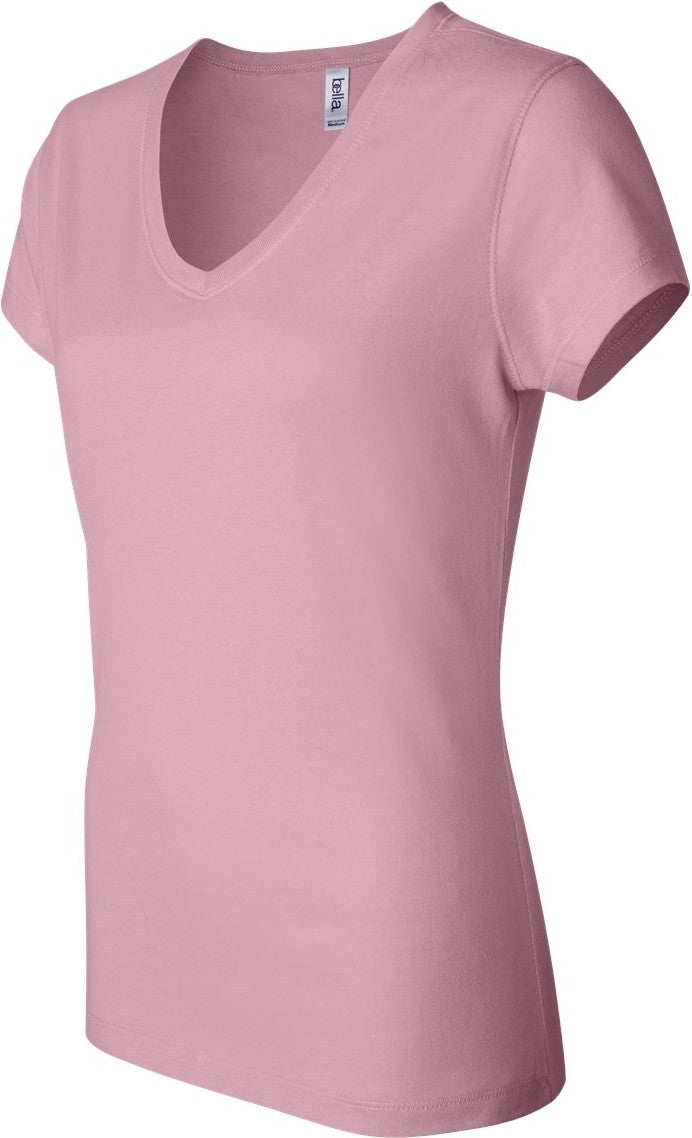 Pink Women’s Jersey V-Neck Tee - 6005