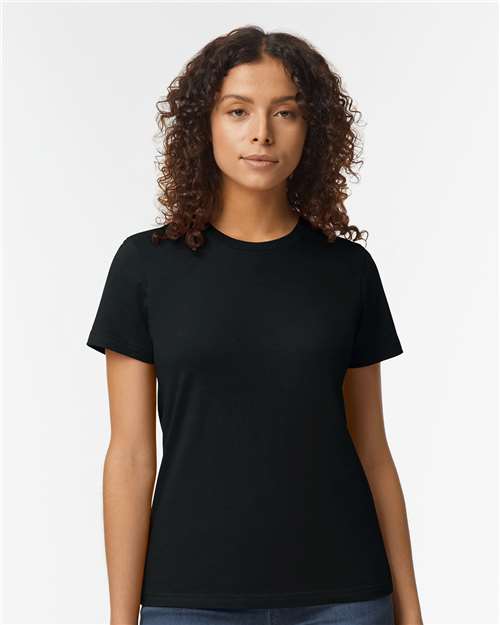 Pitch Black Softstyle® Women's Midweight T-Shirt - 65000L