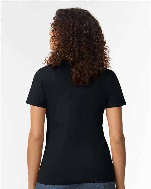 Pitch Black Softstyle® Women's Midweight T-Shirt - 65000L