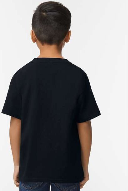 Pitch Black Softstyle® Youth Midweight T-Shirt - 65000B