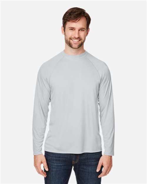 Platinum Unisex Ultra UVP™ Marina Raglan Long Sleeve T-Shirt - CE110