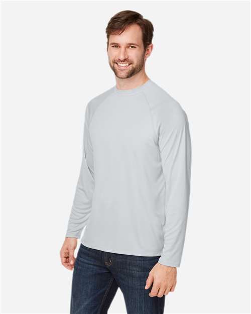 Platinum Unisex Ultra UVP™ Marina Raglan Long Sleeve T-Shirt - CE110