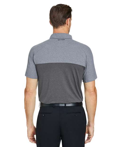 Polar Frost/ Black Frost Spyre Flex Colorblock Polo - S18023