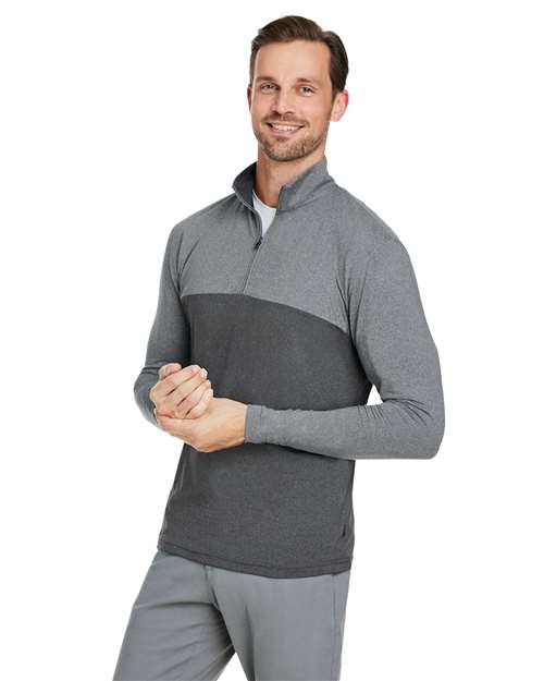 Polar Frost/ Black Frost Spyre Flex Colorblock Quarter-Zip Pullover - S18024