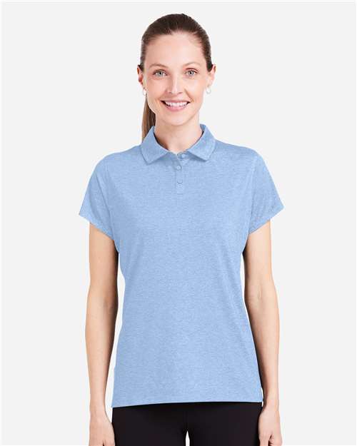 Polar Heather Women's Air Lightweight Polo - TW938