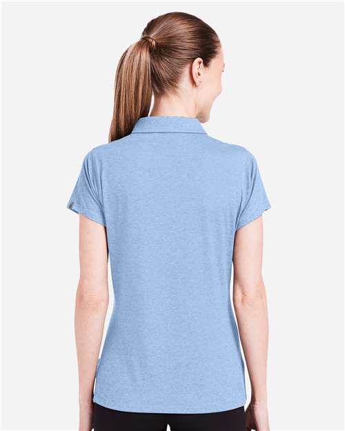 Polar Heather Women's Air Lightweight Polo - TW938