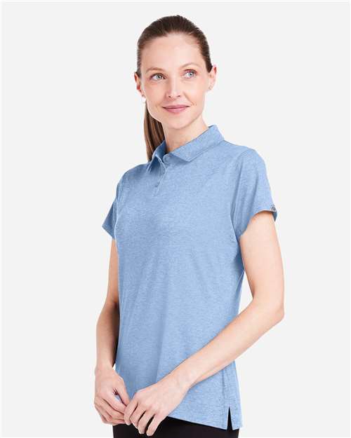 Polar Heather Women's Air Lightweight Polo - TW938