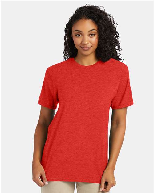 Poppy Red Heather Perfect-T T-Shirt - 4980