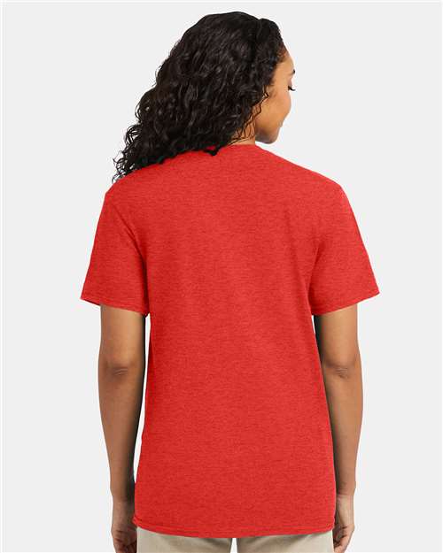 Poppy Red Heather Perfect-T T-Shirt - 4980