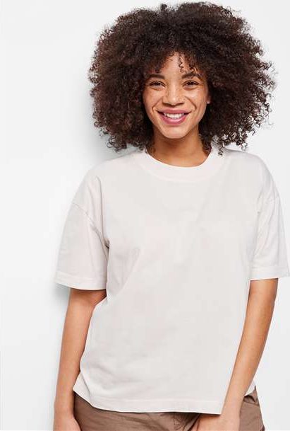 Porcelain Relaxed Crew Tee - 3520