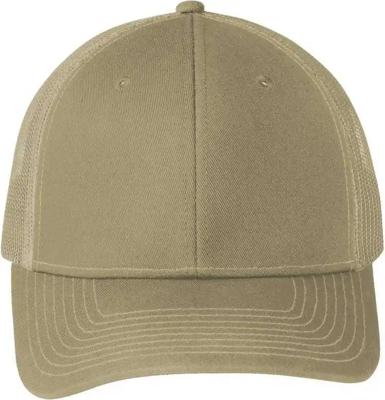 Port Authority C112 Snapback Trucker Cap - Coyote Brown - one Size Fits Most