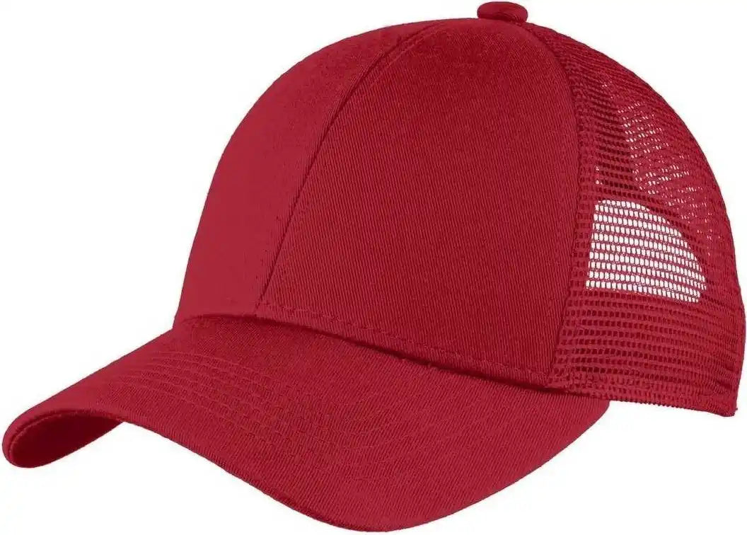 Port Authority C911 Adjustable Mesh Back Cap - Chili Red - one Size Fits Most