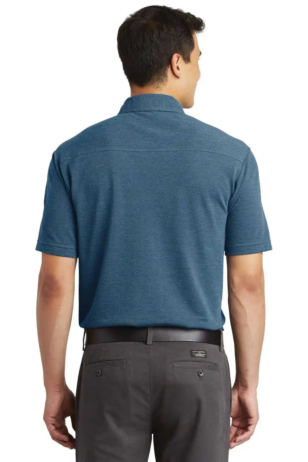 Port Authority K581 Coastal Cotton Blend Polo - River Blue Navy Carolina