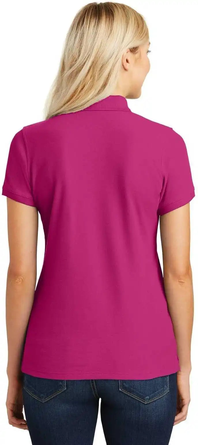 Port Authority L100 Ladies Core Classic Pique Polo - Pink Azalea