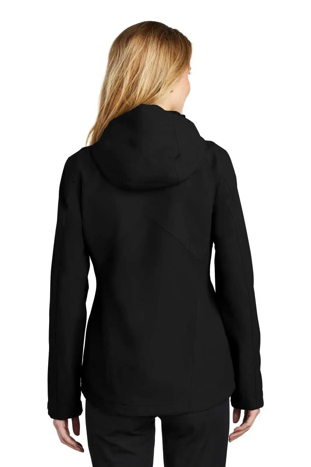 Port Authority L406 Ladies Tech Rain Jacket - Deep Black