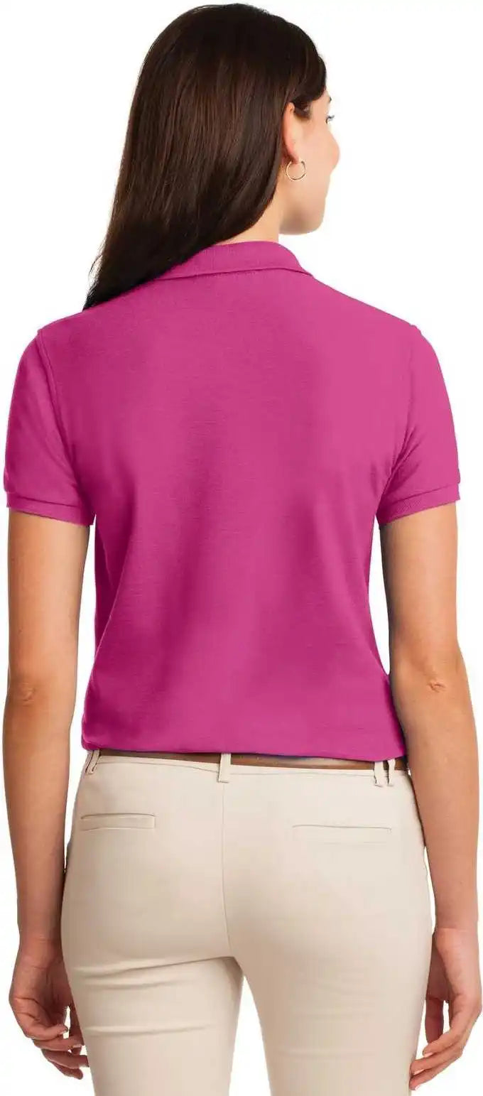 Port Authority L500 Ladies Silk Touch Polo - Tropical Pink