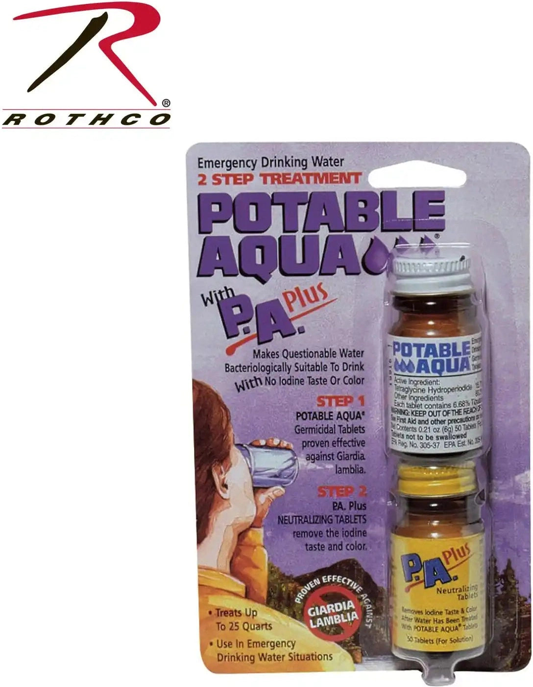 Potable Aqua P.a. Plus 2 Step Water Treatment