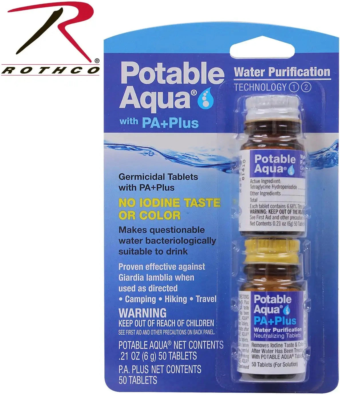 Potable Aqua P.a. Plus 2 Step Water Treatment