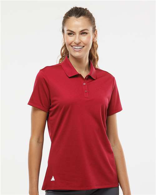 Power Red Women's Basic Sport Polo - A431